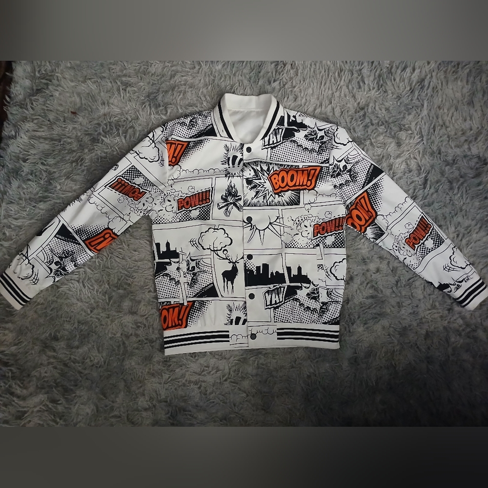 Men's pop art bomber jacket